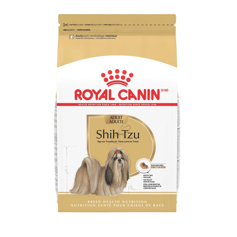 Royal Canin Breed Health Nutrition Shih Tzu Adult Dry Dog Food, 10 lb Bag - Image 1