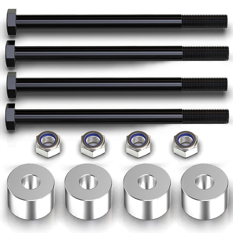 MZS Differential Drop Kit, Diff Drop Spacers Hardware Compatible with 2007-2021 Silverado 1500 4WD / 2007-2021 Sierra 1500 4WD CNC Machined - Image 1