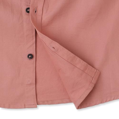 CAVIO Boys Cotton Hooded Full Sleeves Shirt and T-Shirt Pink - Image 5