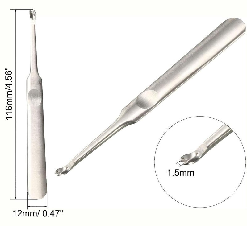 DIY Crafts U Shaped Stitching Groover DIY Craft Tool Working Hand Leather Edge Skiving Leathercraft Tool 116mm & Other Leather Accessories for Handmade Leather Shoe Leather Work (1 Kit) - Image 4