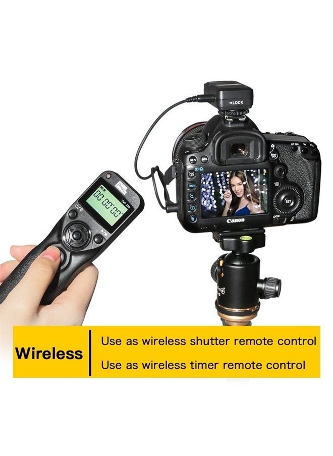 Pixel - Pixel DSLR Camera Wireless Shutter Release Timer Remote Control TW-283/DC2 for Nikon D3100 D3200 D3300 D5000 D5100 D5200 D5300 D5500 D90 D7000 D7100 D7200 D600 D610 D750 - Image 1