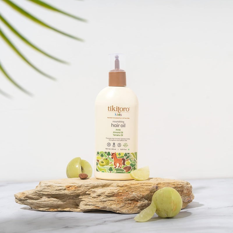 Tikitoro Kids Total Care Combo With Refreshing Body Wash Conditioning Shampoo Soothing Body Lotion Refreshing Face Wash Nourishing Hair Oil  Mineral Sunscreen With SPF 30 Age 4 Pack of 6 - Image 2