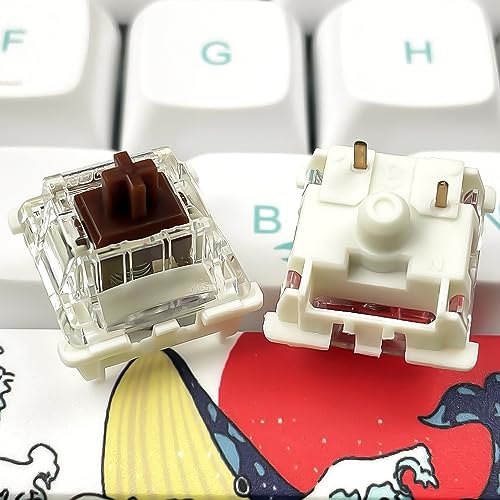 DRAOZA Gateron G Brown Pro 3.0 Switches,3 Pin Pre Lubed RGB SMD Tactile Switches for MX Gaming Mechanical Keyboard (G PRO 3.0,Brown,36PCS) - Image 5