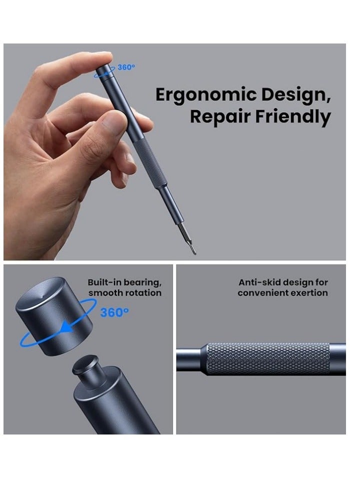 25-in-1 Small Precision Screwdriver Set, Professional Magnetic Mini Repair Tool Kit for Phone, Computer, Watch, Laptop, Macbook, Ring Doorbell, Eyeglass, Electronic,Screw Driver - Image 5