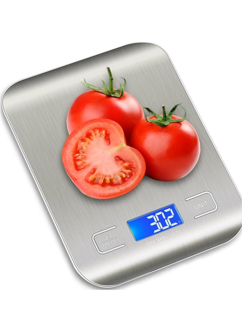 Excefore Kitchen Food Scale, Highly Accurate Digital Food Scale, Suitable for Weight Loss, Dieting, Baking, Cooking, Meal Prep, Coffee  - Image 1