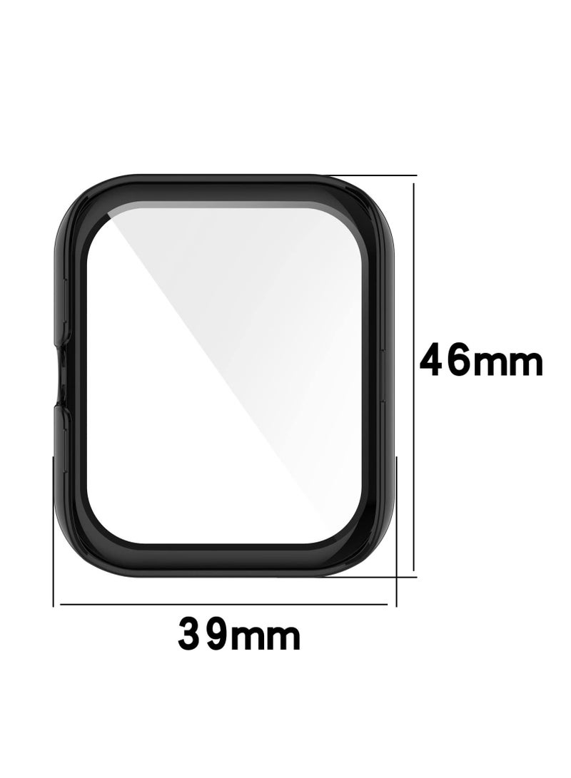 Protective Case Compatible For Amazfit Bip3/Bip3 Pro PC+Toughened Film Fully Enclosed Protective Watch Case (Transparent) - Image 5