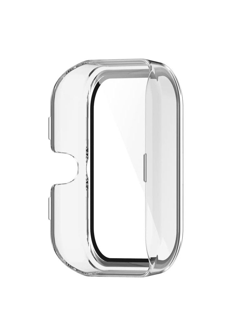Protective Case Compatible For Amazfit Bip3/Bip3 Pro PC+Toughened Film Fully Enclosed Protective Watch Case (Transparent) - Image 4