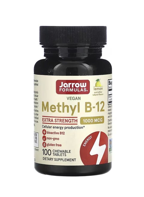 Methyl B-12 Extra Strength Lemon 1000 mcg 100 Chewable Tablets