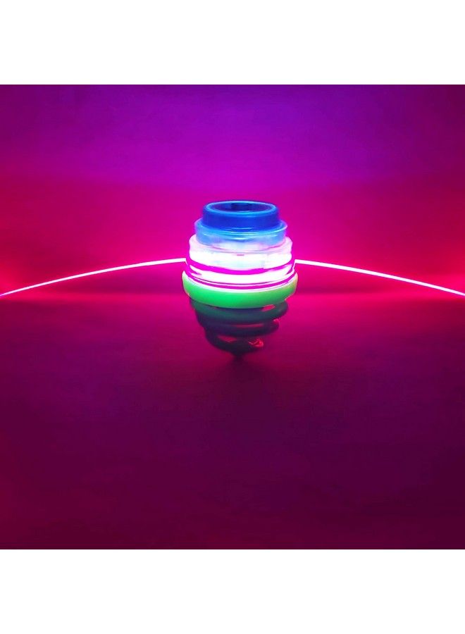 Parteet Led Lattoospinning Top With Led Light Music And Laser Toy (Spring Laser Top) - Image 3