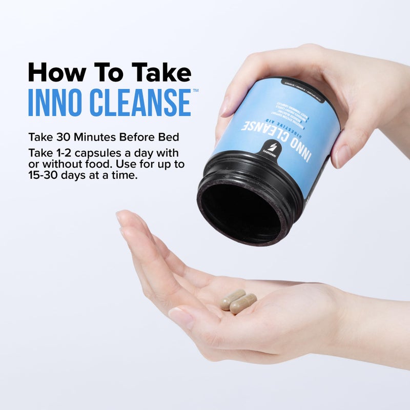 INNOSUPPS Inno Cleanse - Waist Trimming Complex | Digestive System Support & Aid | Reduced Bloating | Improves Energy Levels | Gluten Free, Vegan Friendly - Image 4