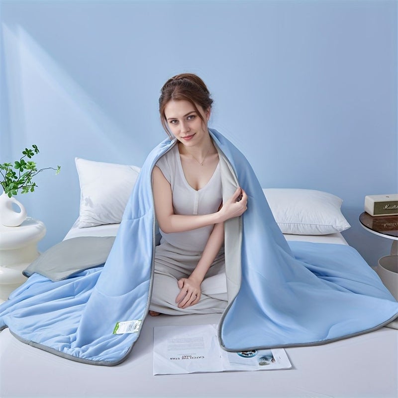 Super Soft Cooling Summer Blanket Air Conditioning Quilt Pink 39 37 59 06 Inch - Image 4