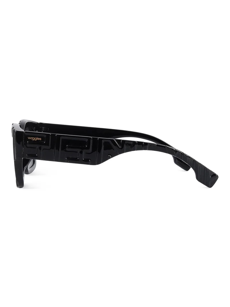 Woggles Stylish Black kids Rectangle Kids Sunglasses