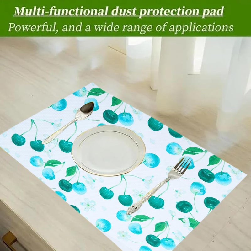 IMPERSE Fridge Mats, Shelf Liner for Kitchen Cabinets – Non-Slip Kitchen Drawer & Refrigerator Liner – Waterproof, Washable Cabinet Mat, Easy to Cut & Install | 45 x 300 cm (Cherry) - Image 2