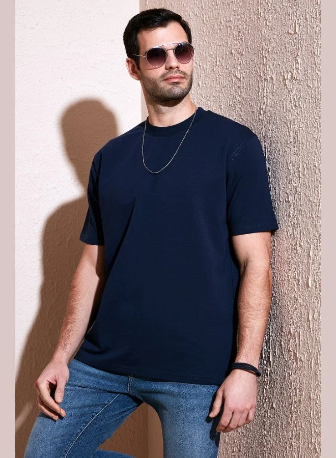 Buratti  Buratti Cotton Crew Neck Relaxed Fit Basic T Shirt Men's T SHIRT 5902610  | Best Price UAE