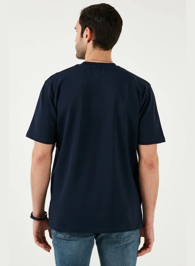 Buratti  Buratti Cotton Crew Neck Relaxed Fit Basic T Shirt Men's T SHIRT 5902610  | Best Price UAE