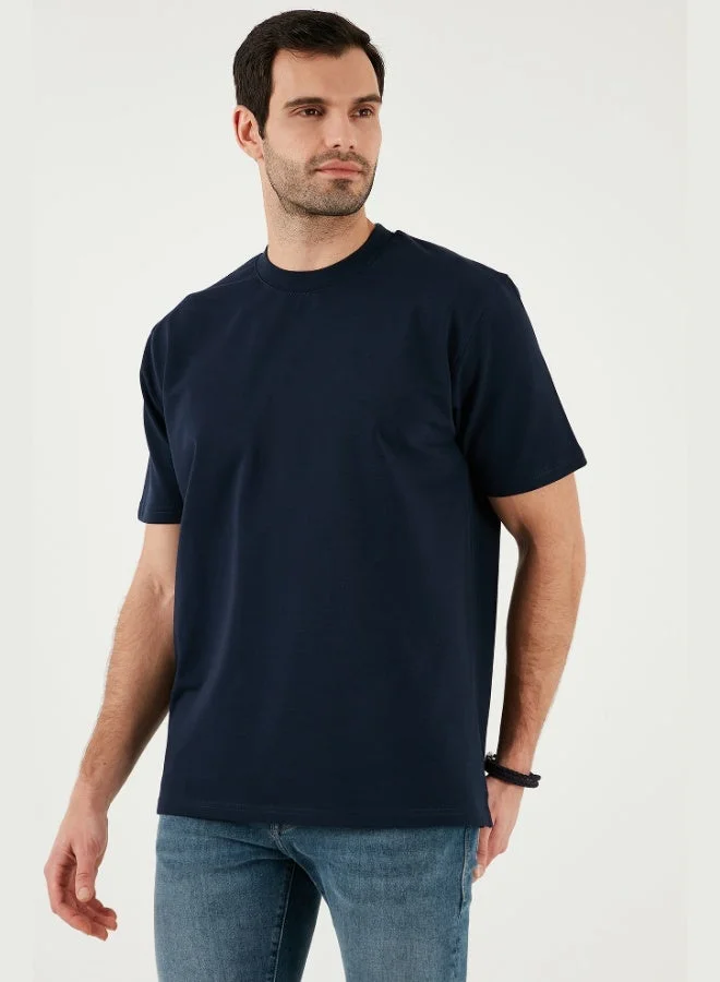 Buratti  Buratti Cotton Crew Neck Relaxed Fit Basic T Shirt Men's T SHIRT 5902610  | Best Price UAE