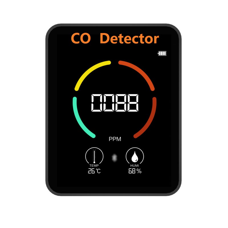 3 in 1 BT Air Quality Monitor CO Meter Carbon Monoxide Detector CO Temperature Humidity Monitoring Support APP Control with Alarm Function for Home Office Car - Image 3