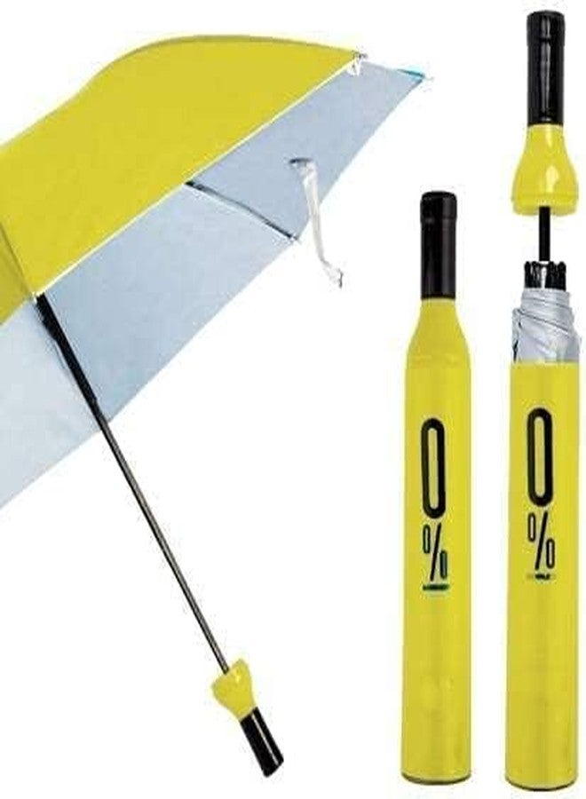 PRETOX Bottle Umbrella, Multi Folding Portable Umbrella with Bottle Cover for UV Protection & Rain Umbrella Mini Travel (Pack of 1) - Image 2