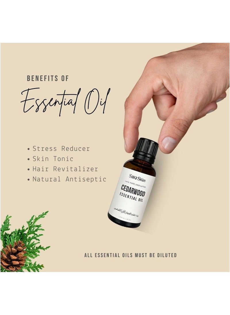 Silky Skin 100% Pure Cedarwood Essential Oil 30 g  - Image 3