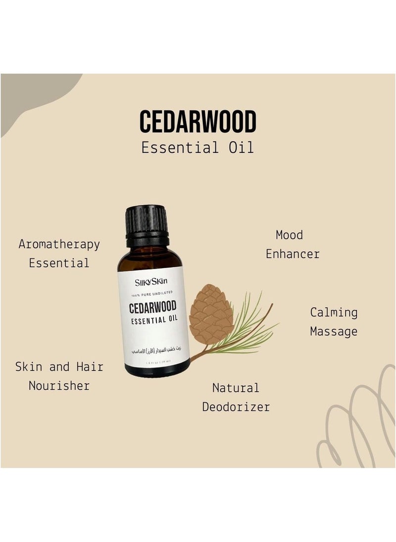 Silky Skin 100% Pure Cedarwood Essential Oil 30 g  - Image 4