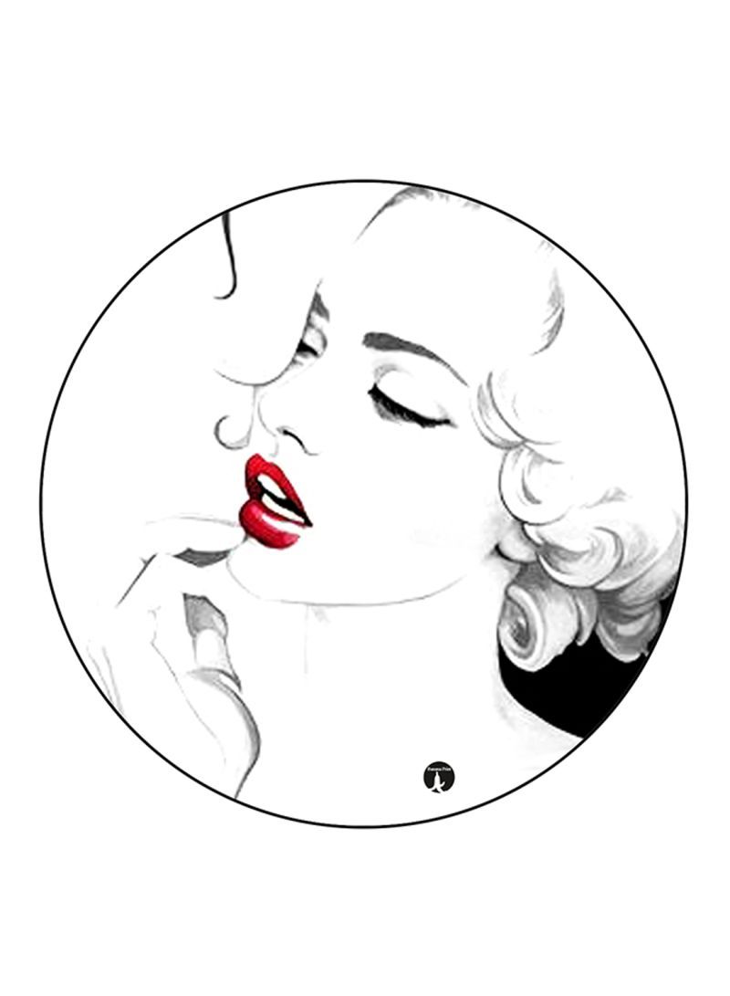 Woman Printed Mouse Pad Multicolour