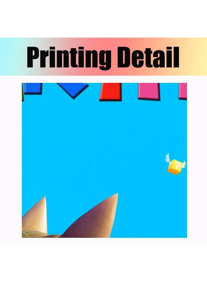 Ericbackdrop Super Mario Movie Backdrop for Birthday Party Video Game Blue Sky Background Kids Mario Bros Party Supplies Cake Table Banner 7x5 ft 430 - Image 3