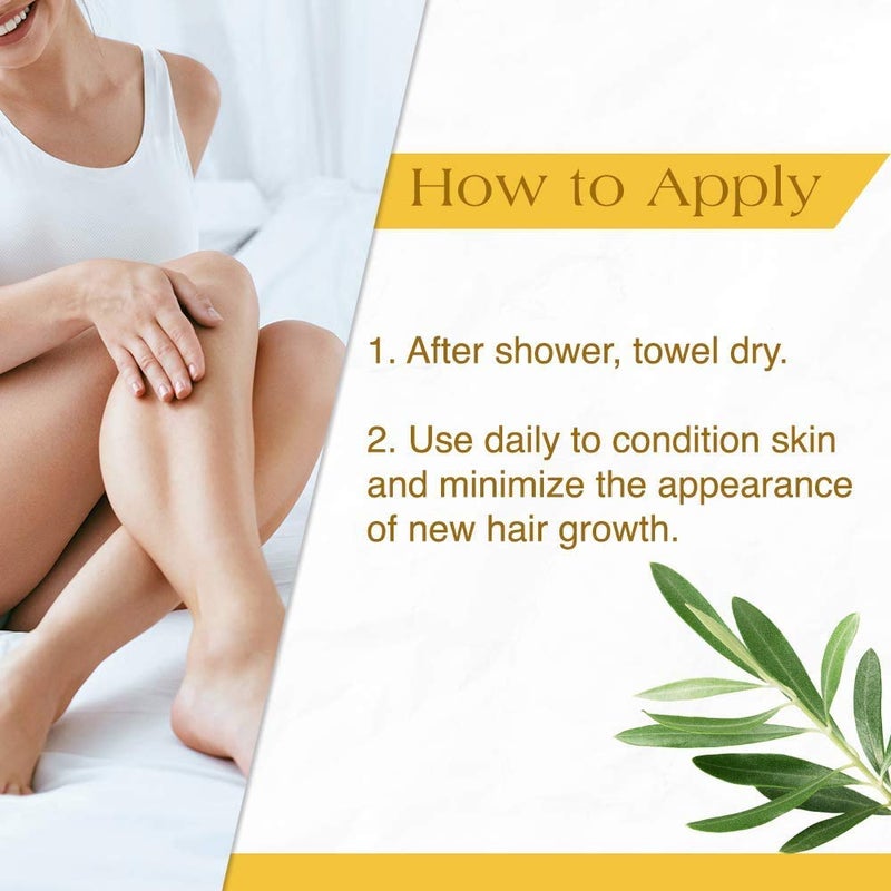 GiGi علاج ما بعد الشمع من جي جي، لوشن مثبط لنمو الشعر ببطء مع زيت الأركان، يقلل من نمو الشعر للرجال والنساء، 8 أونصات، عبوة واحدة - Image 5