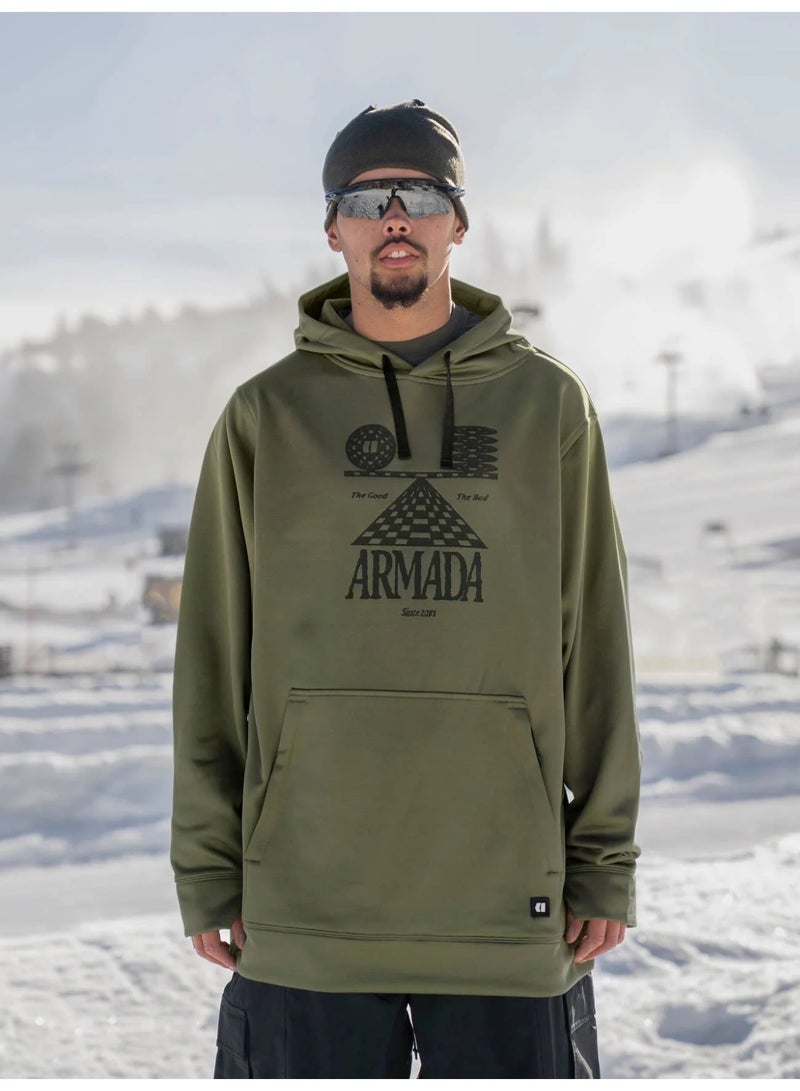 ARMADA Rollin Rideable Hoodie-Olive - Image 3