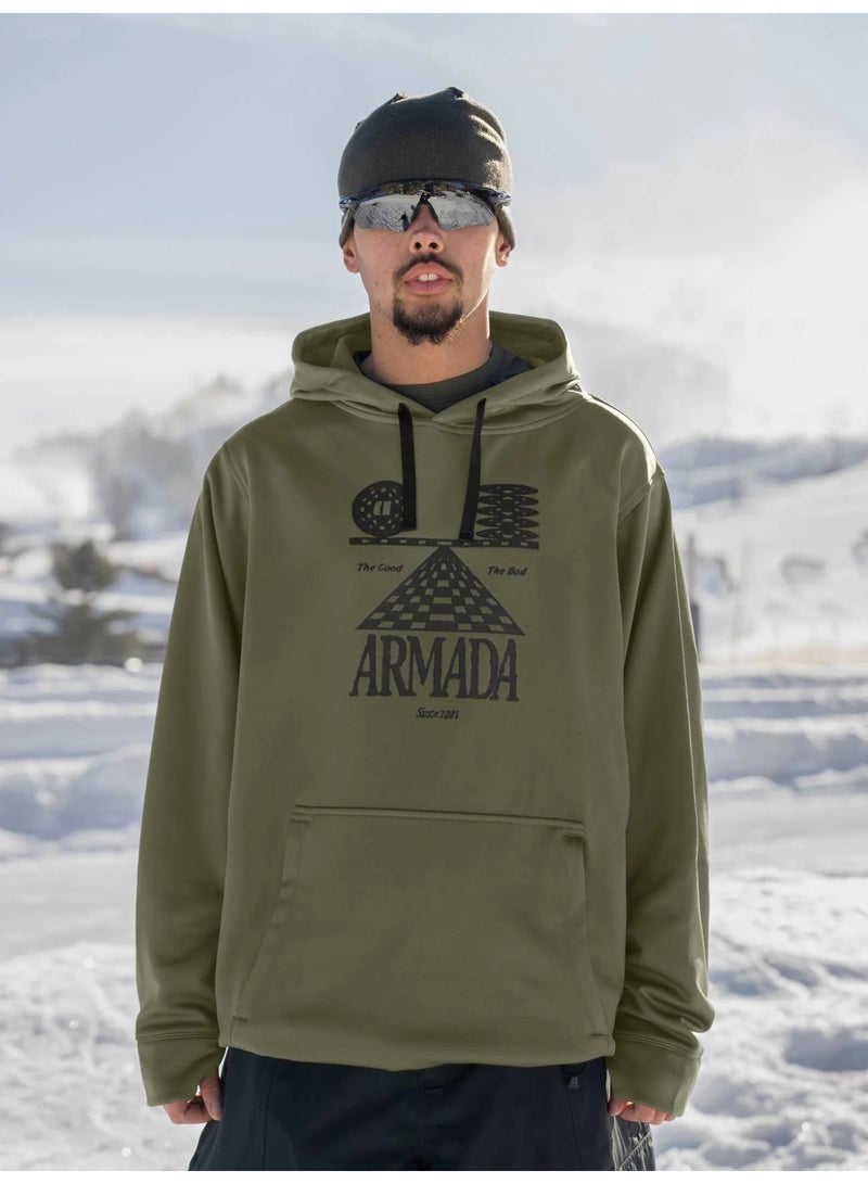 ARMADA Rollin Rideable Hoodie-Olive - Image 2