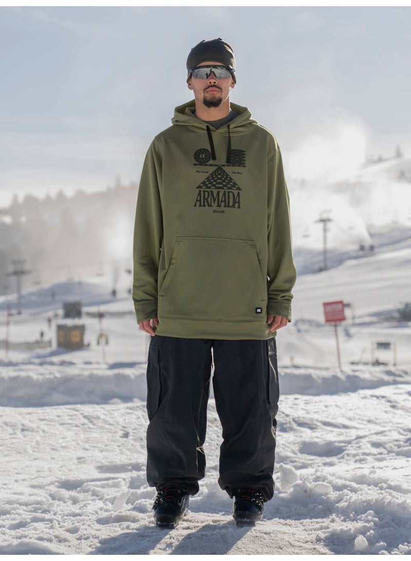 ARMADA Rollin Rideable Hoodie-Olive - Image 5