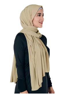 Nonseethrough Premium Jersey Maxi Hijab Head Scarf Wrap For Muslim Women (Beige) - pzsku/Z741E4C4F89E5DB22E71FZ/45/_/1718267089/255b97b5-a743-40a4-bed7-7dd16fe001a5