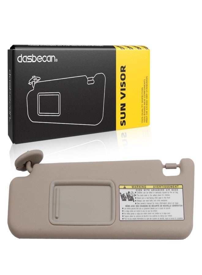 Dasbecan واقي شمس جانبي يساري بيج من داسبيكان، متوافق مع تويوتا 4Runner موديلات 2004-2008، بديل للرقم 74320-3D050 و74320-3D050-B0 - Image 1