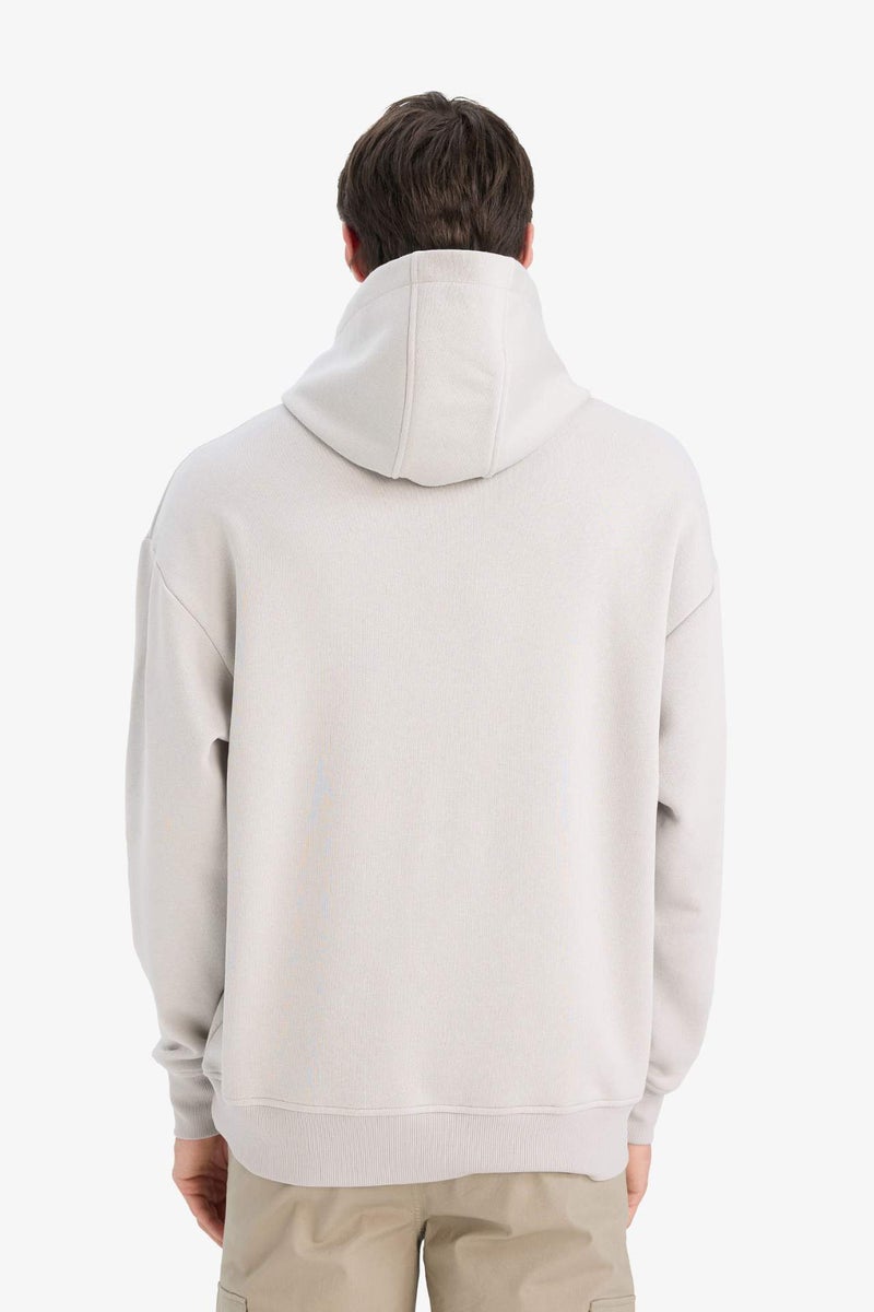 DeFacto Oversize Fit Long Sleeve Hoodie - Image 4