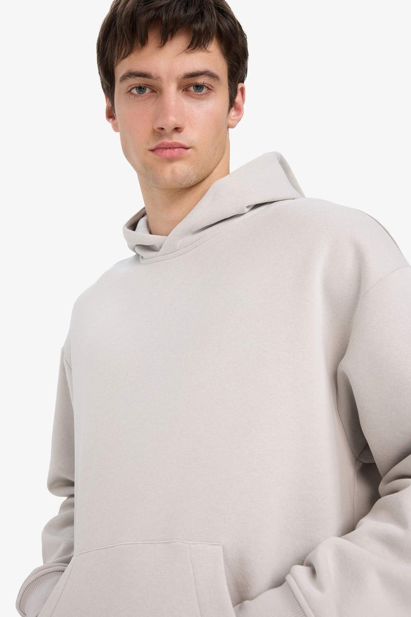DeFacto Oversize Fit Long Sleeve Hoodie - Image 3