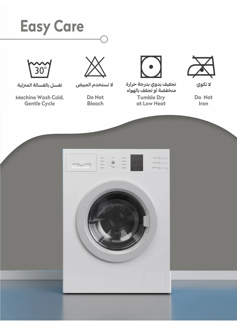 دوناتيلا طقم مفرش سرير 4 قطع مقاس مفرد ونص يناسب سرير 120×200 , تصميم مشجر انيق , مايكروفايبر فائق النعومة , يناسب جميع الفصول