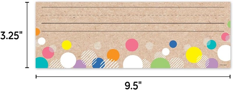 Creative Teaching Press CTP Krafty Pop! Colorful Kraft Bubbles Name Plates Top Classroom Decorating Accents ( 10941) - Image 3
