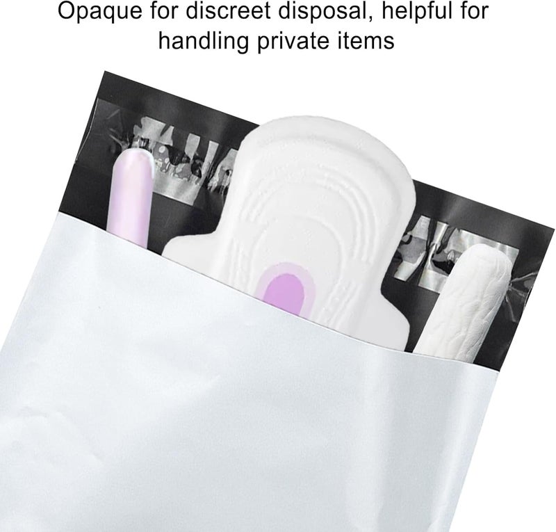 Superme Diaper Disposal,100 Bags, 6.5" x 8" Bags for Adult Diaper Disposal,Self-Adhesive Strips to Seal in Odour,Waterproof & Leak-Proof,Suitable for Elderly Nappy Care at Home OR on the Go - Image 4
