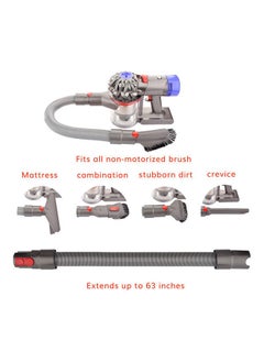 NIBEMINENT Hose Pipe For Dyson Vacuum Cleaner NE-LC966 Grey/Red  - Image 3