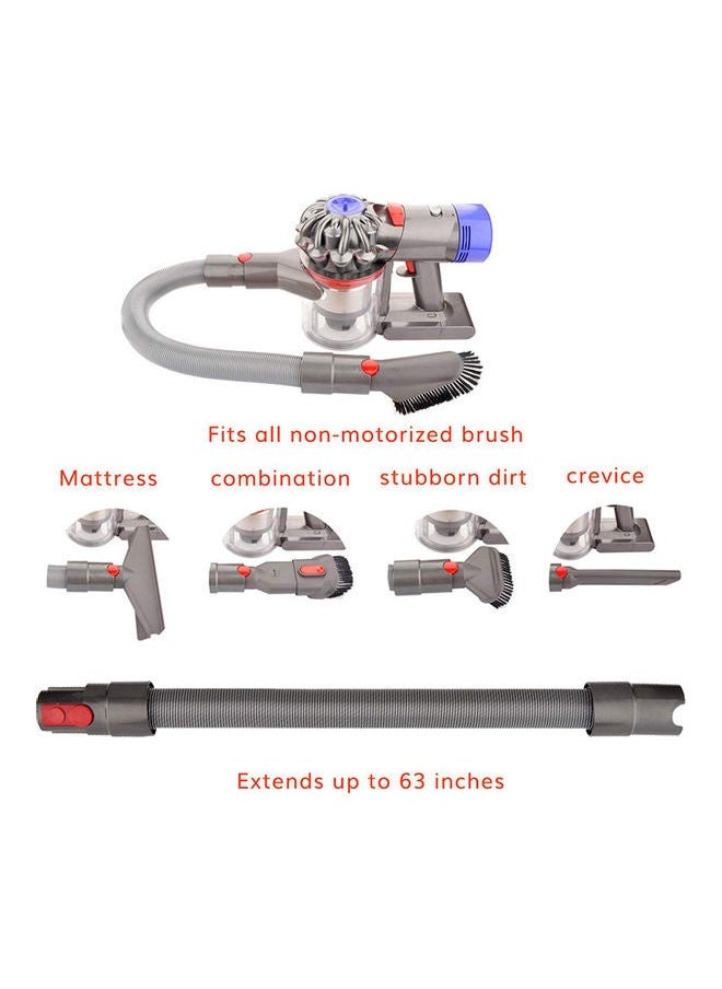 NIBEMINENT Hose Pipe For Dyson Vacuum Cleaner NE-LC966 Grey/Red  - Image 3