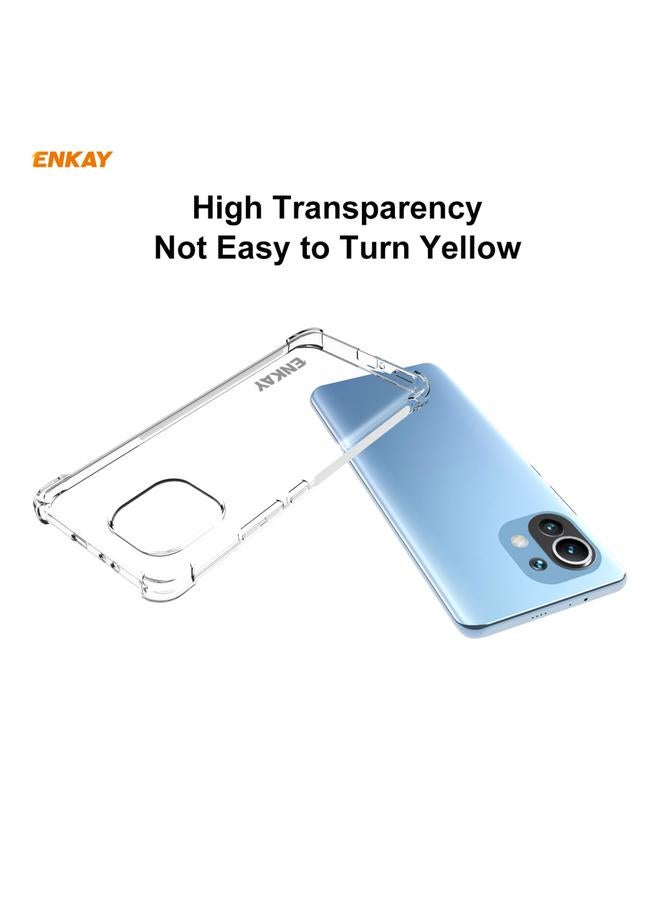 إنكاي جراب لهاتف Xiaomi Mi 11 Hat-Prince جراب TPU شفاف مقاوم للصدمات ناعم ومضاد للانزلاق - Image 5