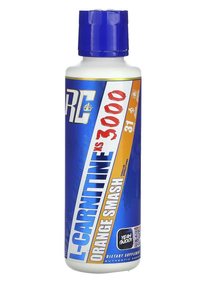 RONNIE COLEMAN Vita Edition L-Carnitine XS 3000 Orange Smash 16 fl oz (473.28 ml) 