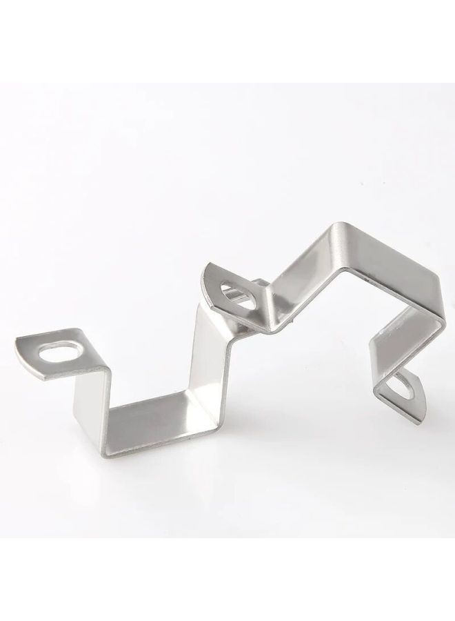 Direct 304 Stainless Steel Thickened Square Horse Card Pipe Clamp Pipe Bracket Pipe Buckle Hose Clamp U-shaped Pipe-Specifications And Models:70*70 Suit  - Image 4