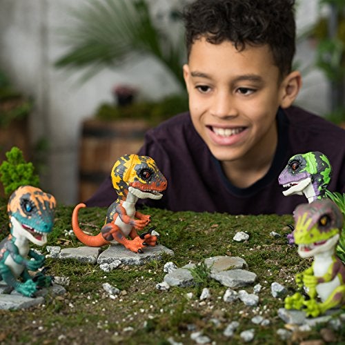 WowWee Untamed Raptor by Fingerlings - Razor (Purple) - Interactive Collectible Dinosaur - By WowWee - Image 2