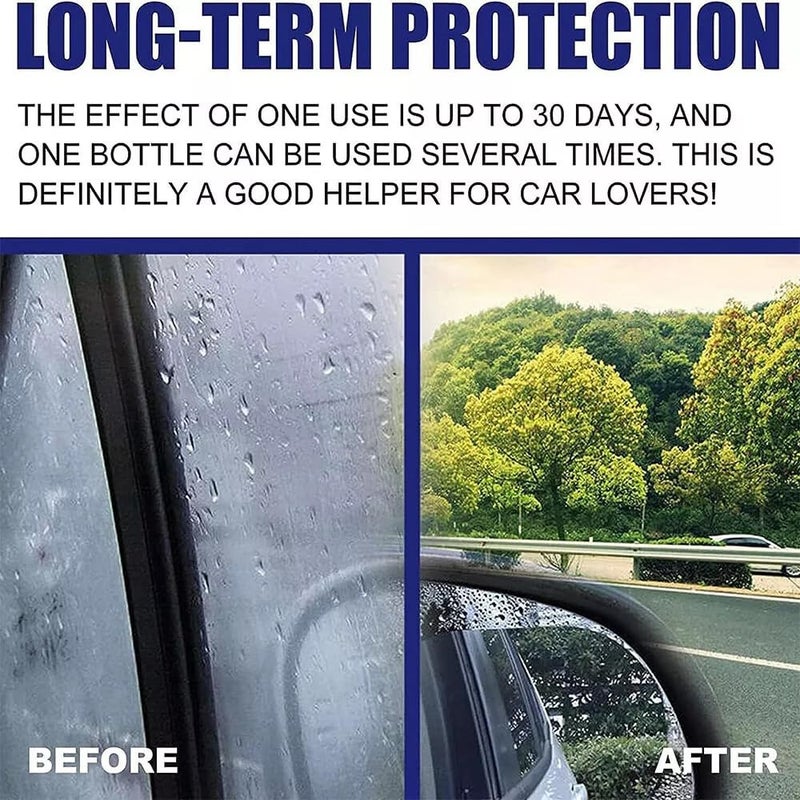 PURCHASE ZONE® Instant Windshield Cleaner Glass Oil Film Remover Front Windshield Glass Oil-Removing Film Oil Film Cleaning Agent Car Window Powerful Cleaning Stains [ 100 ML ] - [2PCS ] - Image 5
