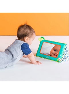 Bright Starts Bright Starts Sit and See Safari Floor Mirror Tummy Time Activity Toy, Ages Newborn +  - Image 2