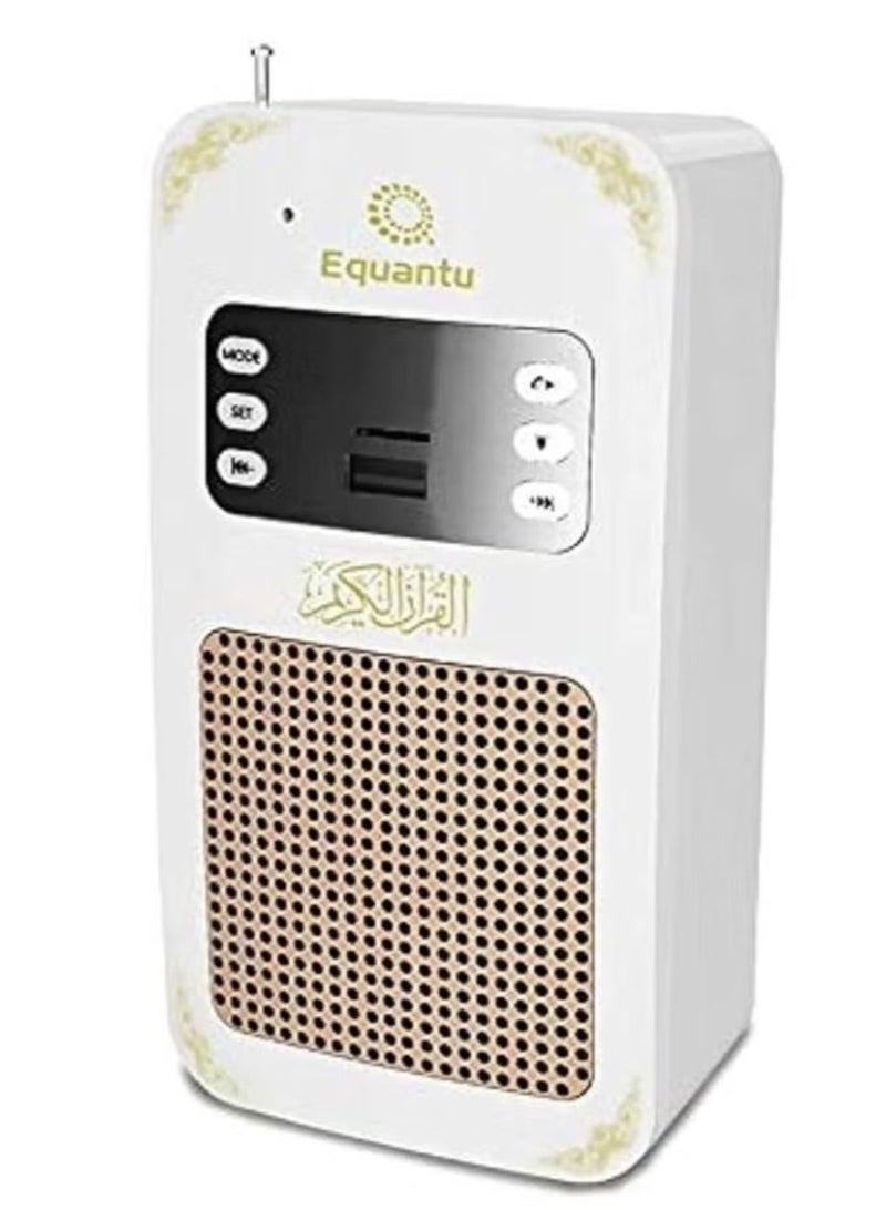 Equantu SQ669 Portable Wireless Quran Speaker LED Light Wall Plug Quran Speaker Holy Quran Speaker with Translation Bluetooth Remote Control Quran Player Radio USB Support Quran Speaker for Home School Hospitals Mosque - Image 2