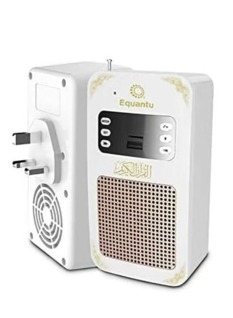 Equantu SQ669 Portable Wireless Quran Speaker LED Light Wall Plug Quran Speaker Holy Quran Speaker with Translation Bluetooth Remote Control Quran Player Radio USB Support Quran Speaker for Home School Hospitals Mosque - Image 3