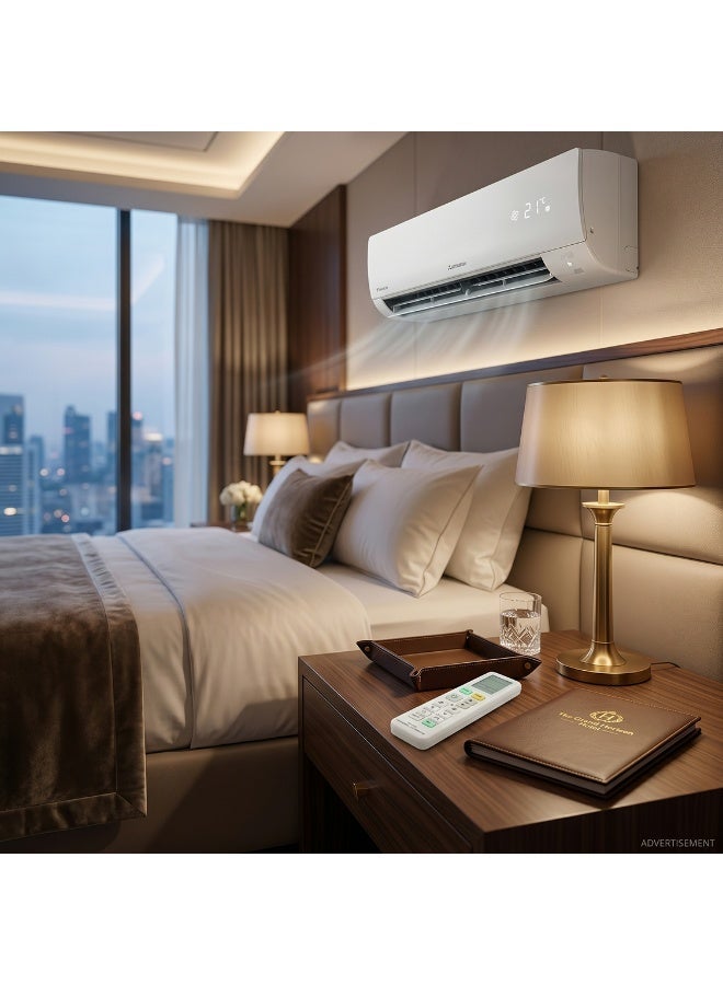 KT-16E Universal AC Remote Control with Digital LCD Screen, Compatible with Most Major Air Conditioner Brands, Features Precision Temperature Control, Adjustable Wind Speed, Smart Timer Function, Easy Setup, and Energy-Efficient Operation - Image 2