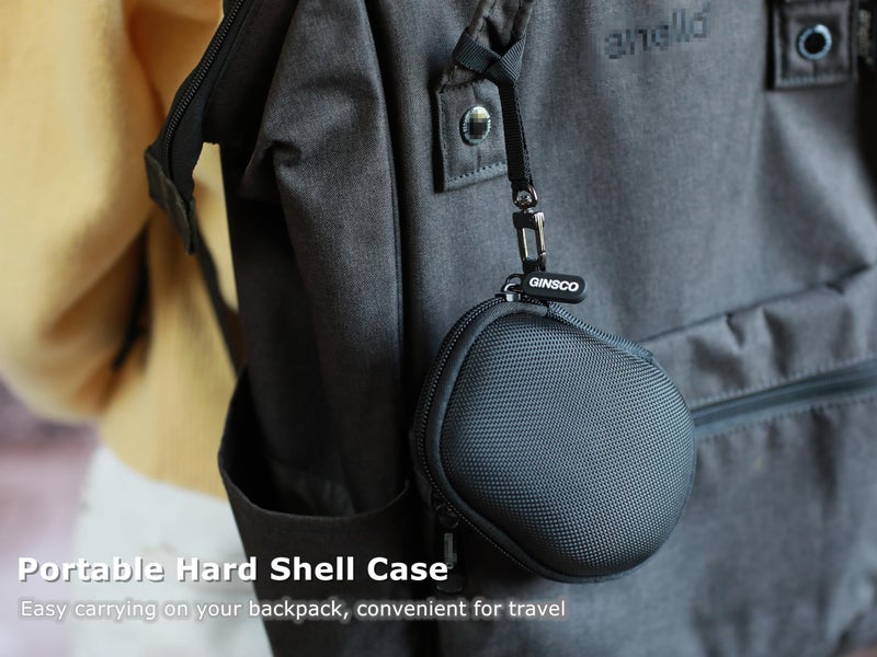 Ginsco Hard Travel Case Compatible with Logitech M720 Triathlon/M705 Marathon/M510/M550/M330/M317/M196/M185 Wireless Mouse, Universal Hard Shell Storage Case (Black, M) - Image 3