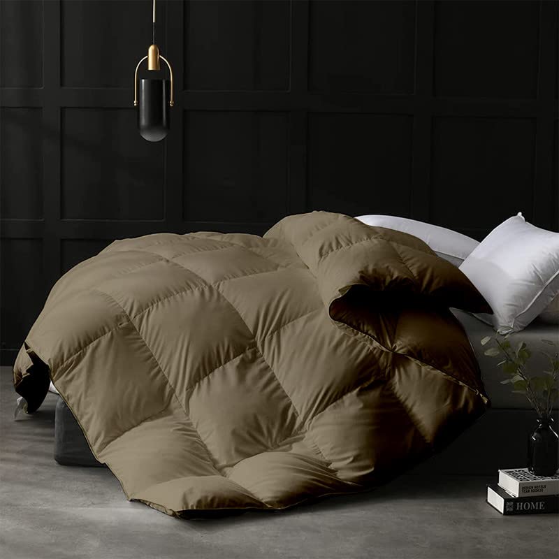 Razzai MammaYo Microfiber King Comforter 500 GSM Winter Comforter Premium Collection Quilted Comforter (92" x 106" Inches/233cm x 269cm) - King Size, Lightweight | Beige - Image 1